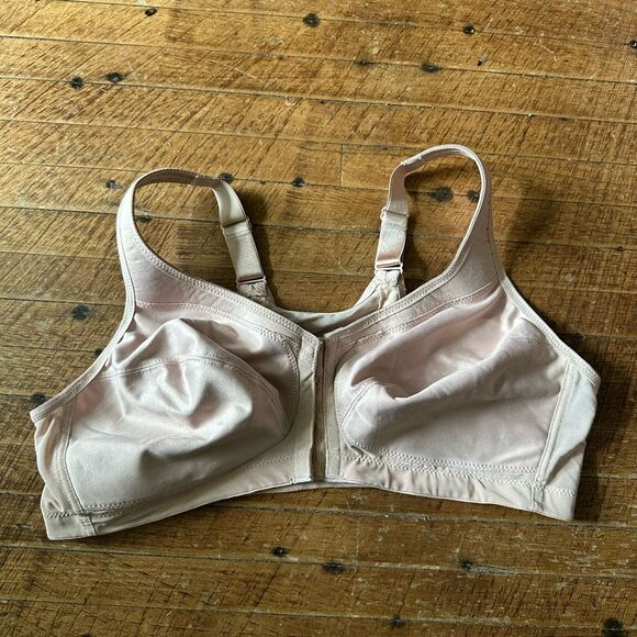 Glamorise Women's MagicLift Front Close Posture Back Support 40C Bra - Picture 3 of 5